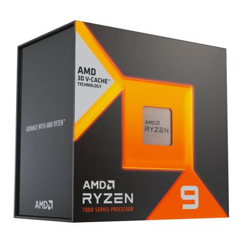 AMD Ryzen 9 7900X3D CPU, AM5, 4.4GHz (5.6 Turbo), 12-Core, 120W, 140MB Cache, 5nm, 7th Gen, Radeon Graphics, NO HEATSINK/FAN-0