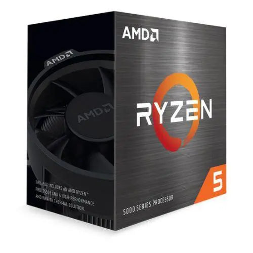 AMD Ryzen 5 5500 CPU with Wraith Stealth Cooler, AM4, 3.6GHz (4.2 Turbo), 6-Core, 65W, 19MB Cache, 7nm, 5th Gen, No Graphics - X-Case