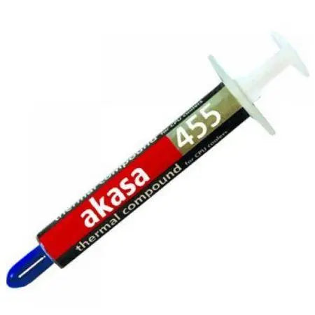 Akasa AK-455 Heat Paste, 0.87ml (1.5g) with Syringe, Hi-performance, OEM - No Spreader or Manual - X-Case