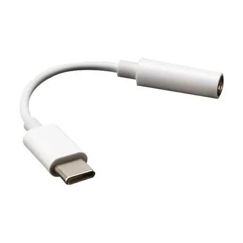 Akasa USB Type-C Male to 3.5mm Jack Female Adapter, 10cm, White - X-Case