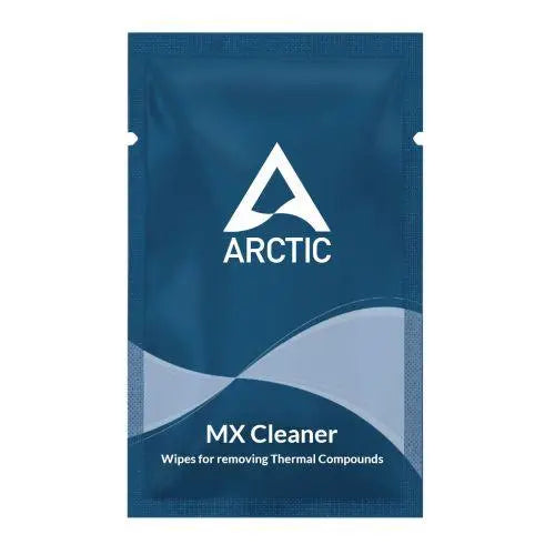 Arctic MX Cleaner Wipes for Removing Thermal Compounds, Limonene-Based, 40 Individually Packaged Wipes - X-Case