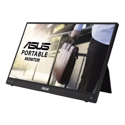 Asus 15.6" Portable IPS Monitor (ZenScreen MB16ACV), 1920 x 1080, USB-C (USB-A adapter), USB-powered, Auto-rotatable, Antibacterial, Smart Stand & Sleeve inc. - X-Case