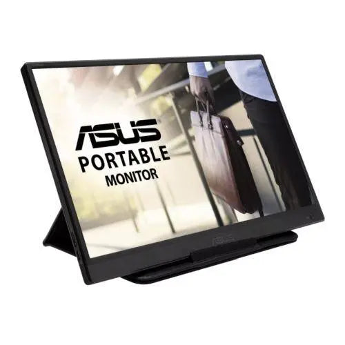 Asus 15.6" Portable Monitor (ZenScreen MB165B), 1366 x 768, USB 3.0, USB-powered, Slim, Auto-rotatable - X-Case