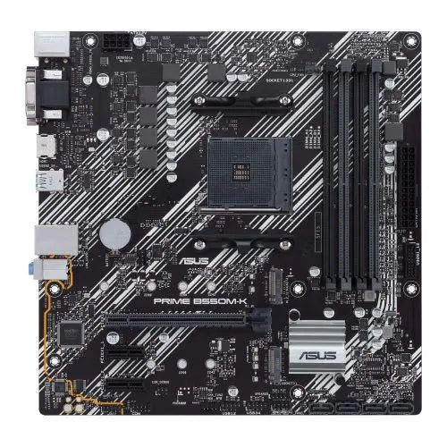 Asus PRIME B550M-K, AMD B550, AM4, Micro ATX, 4 DDR4, VGA, DVI, HDMI, PCIe4, M.2 - X-Case