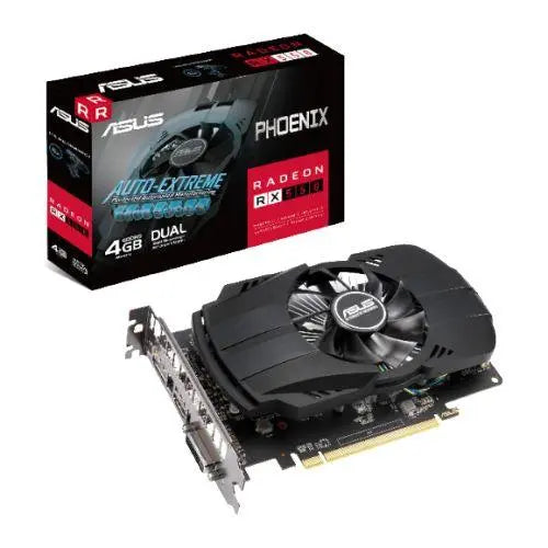 Asus Phoenix RX550, 4GB DDR5, PCIe3, DVI, HDMI, DP, 1183MHz Clock, Compact Design - X-Case