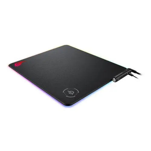Asus ROG Balteus RGB Gaming Mouse Pad with Qi Wireless Charging, Customisable Lighting, Non-slip, USB Passthrough, 370 x 320 x 7.9 mm - X-Case