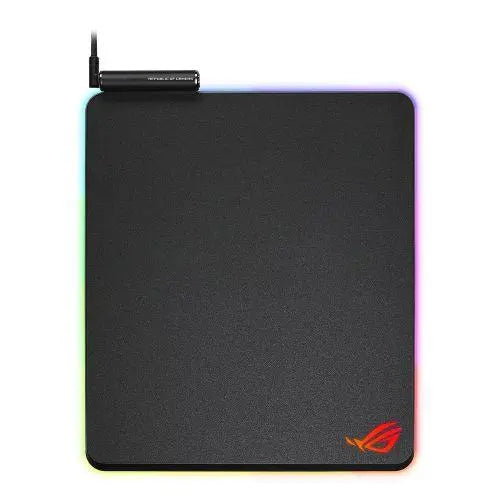 Asus ROG Balteus RGB Gaming Mouse Pad, Customisable Lighting, Non-slip, USB Passthrough, 370 x 320 x 7.9 mm - X-Case
