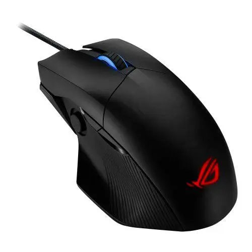 Asus ROG Chakram Core Wired Gaming Mouse, 16000 DPI, Programmable Joystick, Screw-less Design, RGB Lighting - X-Case