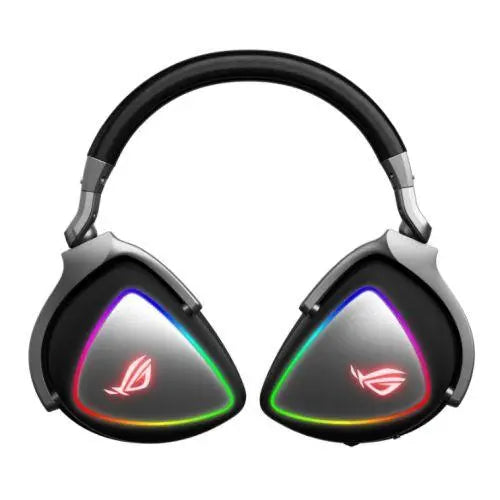 Asus ROG DELTA RGB Gaming Headset, USB-C (USB2 Adapter), Hi-Fi ESS Quad-DAC, Boom Mic, Aura Sync - X-Case