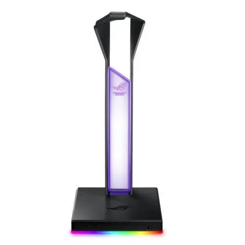 Asus ROG THRONE QI RGB External Soundcard & Headset Stand, Dual USB 3.1, Wireless Charging, Built-in ESS DAC and AMP, RGB Lighting - X-Case