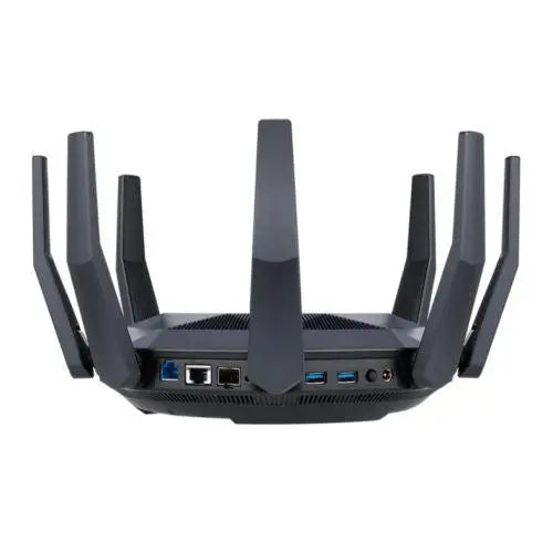 Asus (RT-AX89X) AX6000 Wireless Dual Band Wi-Fi 6 Router, 12-stream, MU-MIMO & OFDMA, AiMesh, Dual 10G Ports, SFP+, USB, Lifetime Free Internet Security - X-Case
