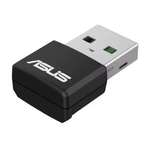 Asus (USB-AX55 NANO) AX1800 Dual Band WiFi 6 USB Adapter, OFDMA, MU-MIMO, WPA3 Security - X-Case