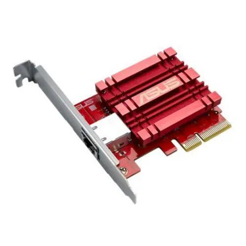 Asus (XG-C100C V2) 10GBase-T PCI Express Network Adapter, Backwards Compatible, Built-in QoS - X-Case