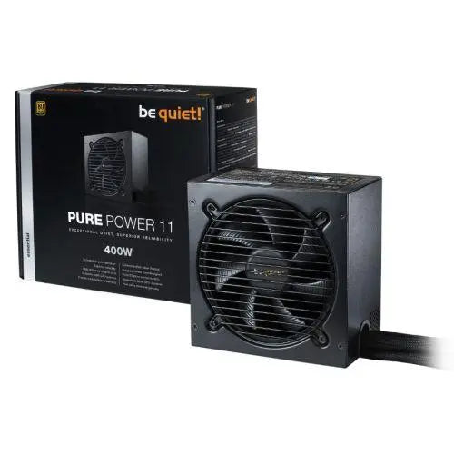 Be Quiet! 400W Pure Power 11 PSU, Fully Wired, Rifle Bearing Fan, 80+ Gold, Cont. Power - X-Case