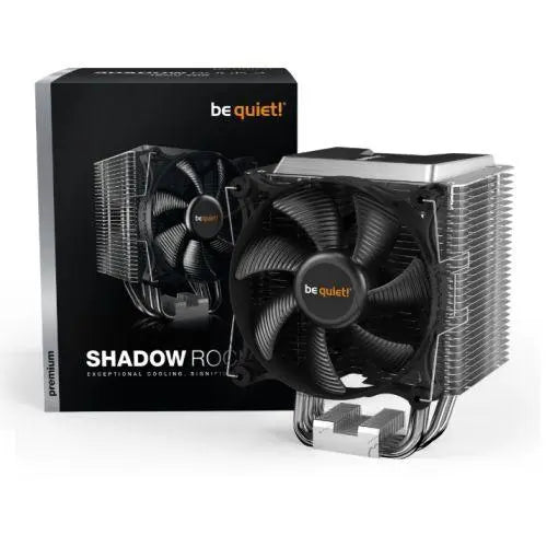 Be Quiet! BK004 Shadow Rock 3 Heatsink & Fan, Intel & AMD Sockets, Shadow Wings 2 Fan, 190W TDP - X-Case
