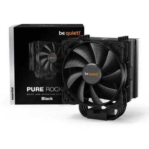 Be Quiet! BK007 Pure Rock 2 Black Heatsink & Fan, Intel & AMD Sockets, 12cm PWM Fan, 150W TDP - X-Case