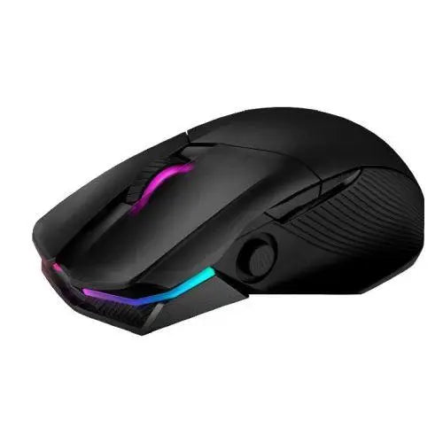 Asus ROG Chakram Gaming Mouse with Qi Charging, Wired/Wireless/Bluetooth, 16000 DPI, Programmable Joystick, RGB Lighting - X-Case