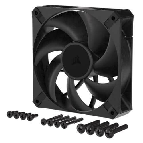 Corsair RS120 MAX 12cm PWM Thick Case Fan, 30mm Thick, Magnetic Dome Bearing, 2000 RPM, Liquid Crystal Polymer Construction-5