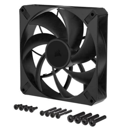 Corsair RS140 MAX 14cm PWM Thick Case Fan, 30mm Thick, Magnetic Dome Bearing, 1600 RPM, Liquid Crystal Polymer Construction-4