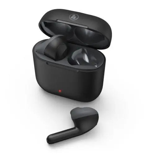 Hama Freedom Light Bluetooth Earbuds with Microphone, Touch Control, Voice Control, Charging/Carry Case Included, Black - X-Case