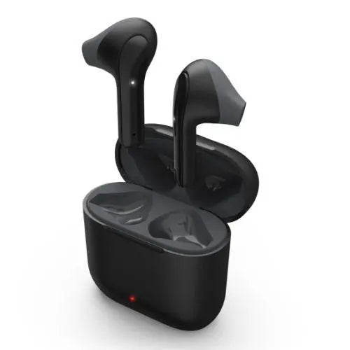 Hama Freedom Light Bluetooth Earbuds with Microphone, Touch Control, Voice Control, Charging/Carry Case Included, Black - X-Case