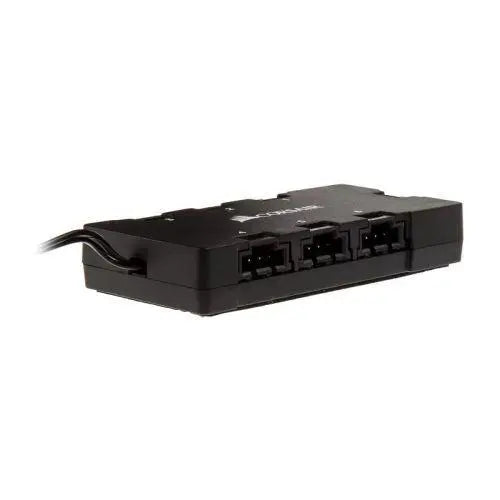 Corsair 6-port RGB LED Hub for Corsair RGB Fans, 6x 4-pin Connectors, Power via SATA - X-Case
