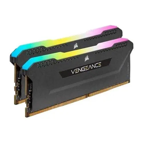 Corsair Vengeance RGB Pro SL 32GB Memory Kit (2 x 16GB), DDR4, 3200MHz (PC4-25600), CL16, XMP 2.0, Black, Ryzen Optimised - X-Case