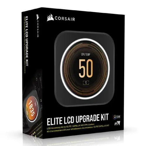 Corsair iCUE ELITE CPU Cooler LCD Display Upgrade Kit, Black, Customisable 2.1" IPS LCD Screen, 4 RGB LED Ring *For Corsair ELITE CAPELLIX CPU Coolers Only* - X-Case