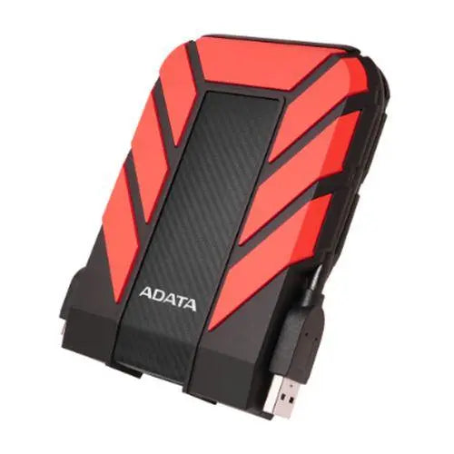 ADATA 1TB HD710 Pro Rugged External Hard Drive, 2.5", USB 3.1, IP68 Water/Dust Proof, Shock Proof, Red - X-Case