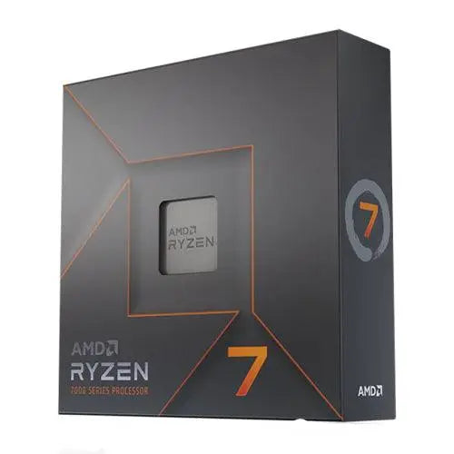 AMD Ryzen 7 7700X CPU, AM5, 4.5GHz (5.4 Turbo), 8-Core, 105W (142W Turbo), 40MB Cache, 5nm, 7th Gen, Radeon Graphics, NO HEATSINK/FAN - X-Case