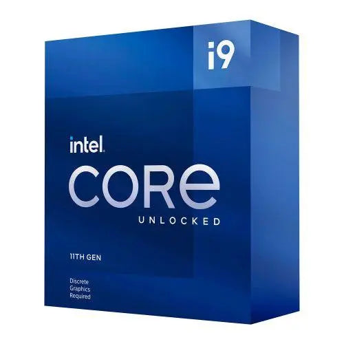 Intel Core i9-11900KF CPU, 1200, 3.5 GHz (5.3 Turbo), 8-Core, 125W, 14nm, 16MB Cache, Overclockable, Rocket Lake, No Graphics, NO HEATSINK/FAN - X-Case