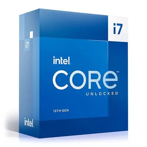 Intel Core i7-13700KF CPU, 1700, 3.4 GHz (5.4 Turbo), 16-Core, 125W (253W Turbo), 10nm, 30MB Cache, Overclockable, Raptor Lake, No Graphics, NO HEATSINK/FAN - X-Case