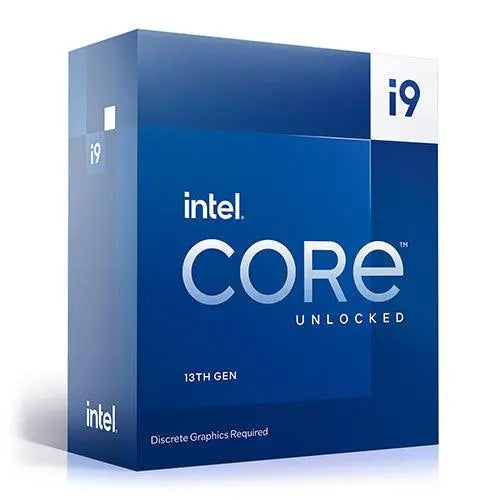 Intel Core i9-13900KF CPU, 1700, 3.0 GHz (5.8 Turbo), 24-Core, 125W (253W Turbo), 10nm, 36MB Cache, Overclockable, Raptor Lake, No GRaphics, NO HEATSINK/FAN - X-Case