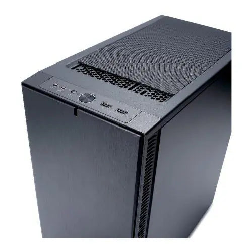 Fractal Design Define Mini C (Black Solid) Quiet Compact Gaming Case, Micro ATX, 2 Fans, ModuVent Technology, PSU Shroud, Optional Top Filter - X-Case