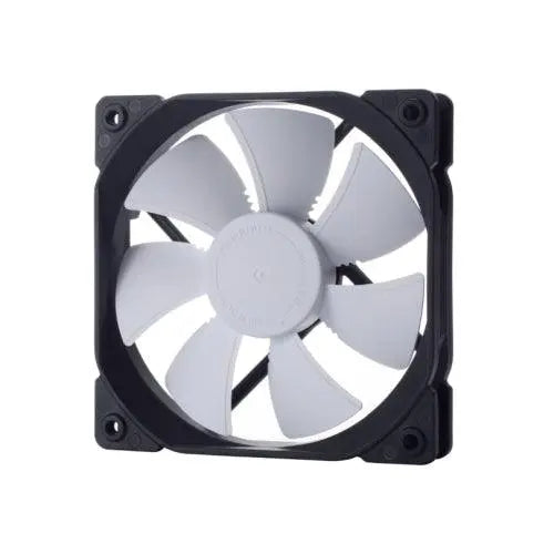 Fractal Design Dynamic X2 GP-12 12cm Case Fan, Long Life Sleeve Bearing, Counter-balanced Magnet, 1200 RPM, Black & White - X-Case