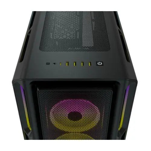 Corsair iCUE 5000T RGB Gaming Case w/ Glass Window, E-ATX, Multiple RGB Strips, 3 RGB Fans, iCUE Commander CORE XT included, USB-C, Black - X-Case
