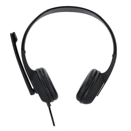 Hama HS-P150 Ultra-lightweight Headset with Boom Microphone, 3.5mm Jack, Padded Ear Pads, Inline Controls - X-Case