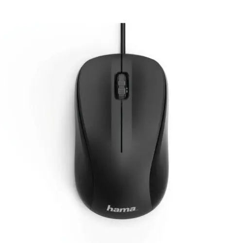 Hama MC-300 Wired Optical Mouse, 1200 DPI, USB, 3 Buttons, Black - X-Case