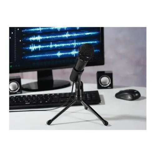 Hama MIC-P35 Allround Microphone for PC and Notebooks, 3.5mm Jack, Tripod - X-Case