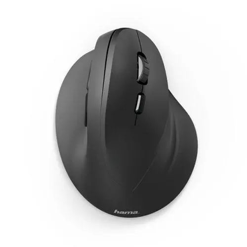 Hama Vertical Ergonomic EMW-500 Wireless Optical Mouse, 6 Buttons, Browser Buttons, 1000-1800 DPI, Black *Right Handed version* - X-Case