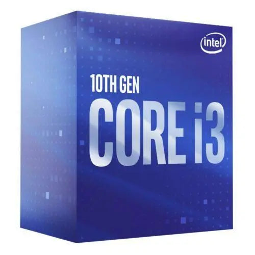Intel Core I3-10100 CPU, 1200, 3.6 GHz (4.3 Turbo), Quad Core, 65W, 14nm, 6MB Cache, Comet Lake - X-Case