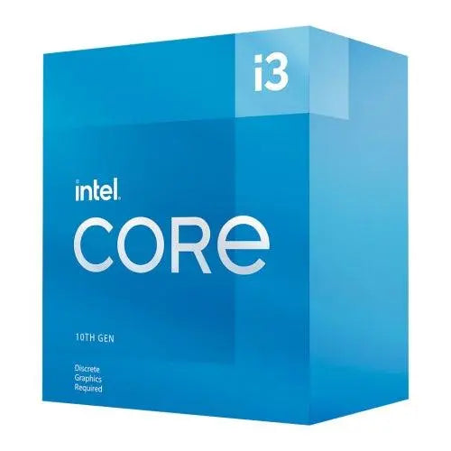 Intel Core I3-10105F CPU, 1200, 3.7 GHz (4.4 Turbo), Quad Core, 65W, 14nm, 6MB Cache, Comet Lake Refresh, No Graphics - X-Case