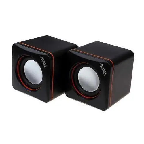 Jedel 2.0 Mini Stereo Speakers, 3W x2, Black - X-Case