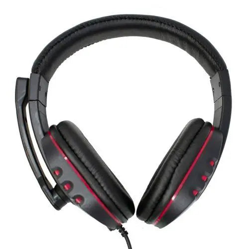 Jedel JD-032 Gaming Headset with Boom Mic, 40mm Drivers,  In-Line Volume Controls, 3.5mm Jack - X-Case