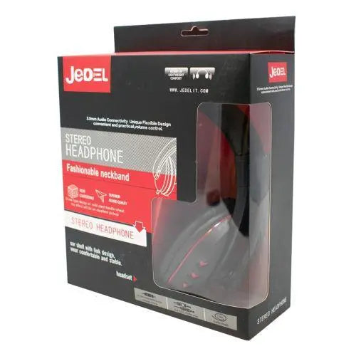 Jedel JD-032 Gaming Headset with Boom Mic, 40mm Drivers,  In-Line Volume Controls, 3.5mm Jack - X-Case