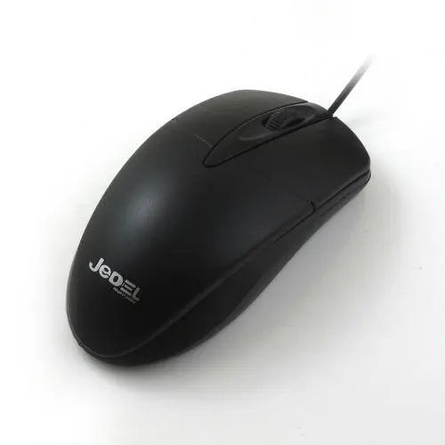 Jedel (CP72) Wired Optical Mouse, 1000 DPI, USB, Black - X-Case