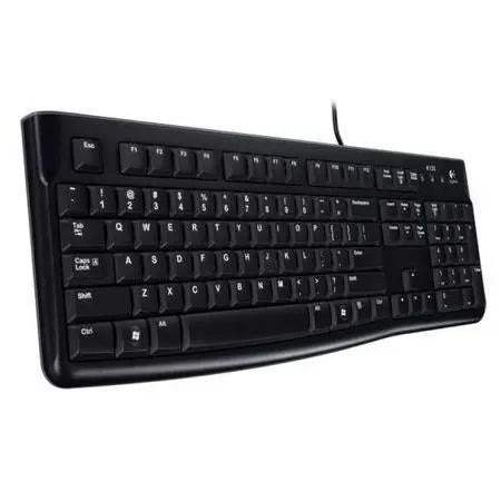 Logitech K120 Wired Keyboard, USB, Low Profile, Quiet Keys, OEM - X-Case