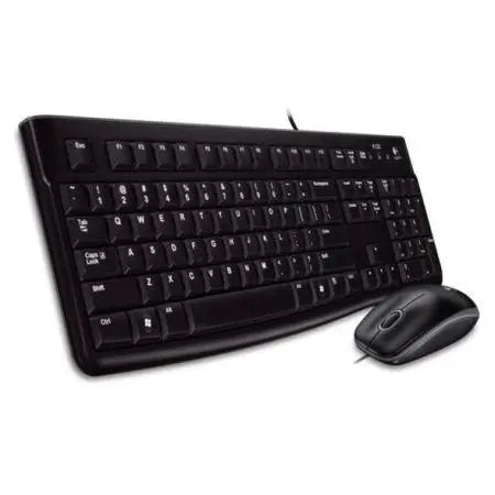 Logitech MK120 Wired Keyboard and Mouse Desktop Kit, USB, Low Profile - X-Case