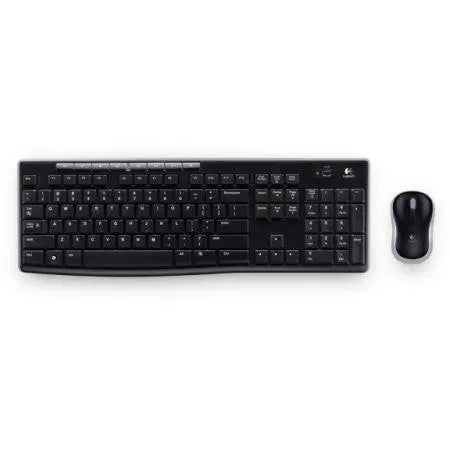 Logitech MK270 Wireless Keyboard and Mouse Desktop Kit, USB, Spill Resistant - X-Case
