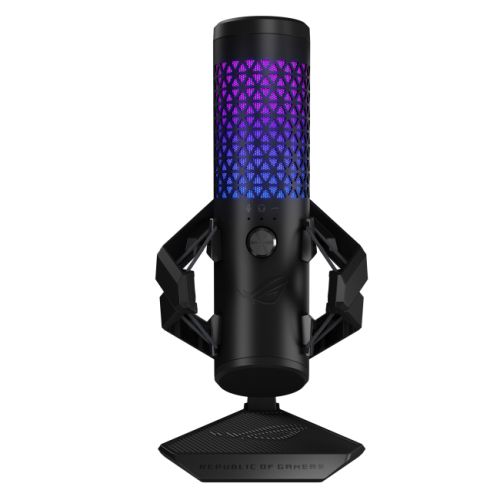 Asus ROG Carnyx USB Gaming Microphone, Studio-Grade 25mm Condenser, 192kHz/24-bit, High-Pass Filter, Pop Filter, Metal Mount, RGB Lighting-0